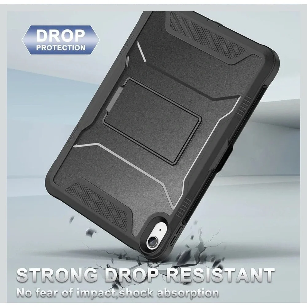 For iPad 11th A16 2025 11 inch 2025 Case‎ Heavy Duty Clip Stand Shockproof Cover